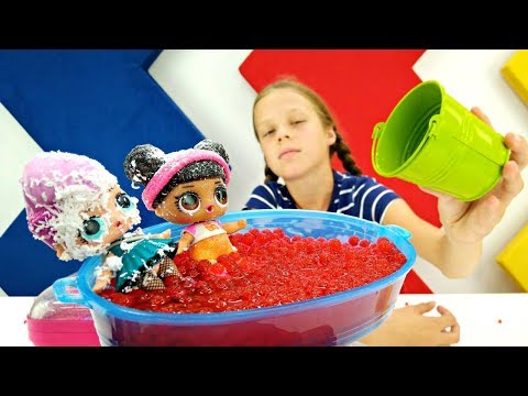Салон красоты - Лол покрылись льдом! Видео для девочек