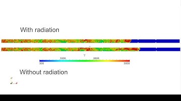 OpenFOAM Simulation: Deflagration to Detonation Transition with/without radiation effect