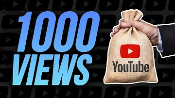 How much do you make per 1000 views on YouTube?