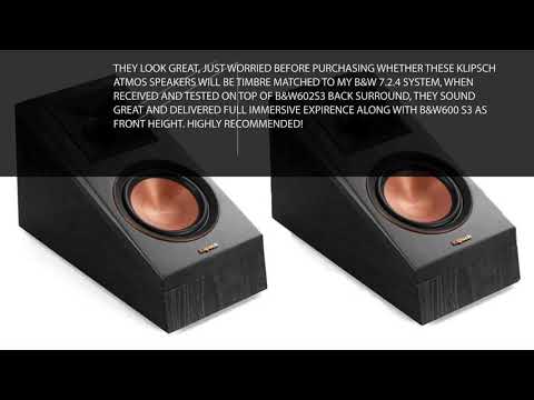 Klipsch RP-500SA Dolby Atmos Surround Sound Speakers