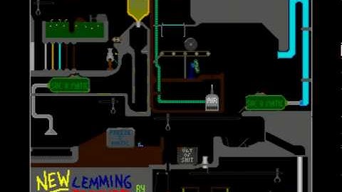 "Lemming Torture" Amiga D-Paint IV animation