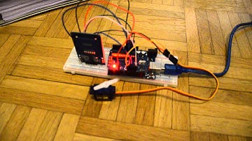 Controlling Servo with RFID Card Reader (Arduino)