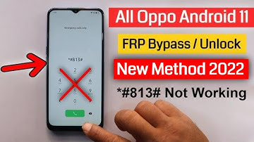 All Oppo Android 11 FRP UNLOCK / Bypass Google Account Lock Old Method Fail Solution 2022