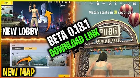 Finally 0.18.1 Beta Update Is Here | Pubg Mobile Lite New Beta 0.18.1 Update | Download Link |