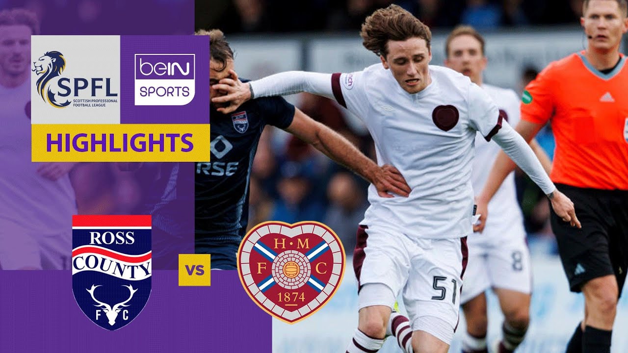 Ross County v Hearts SPFL 23/24 Match Highlights YouTube