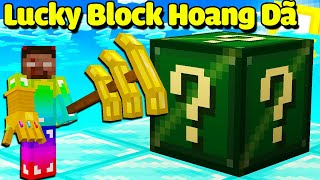 MINI GAME : HOANG DÃ LUCKY BLOCK BEDWARS ** NOOB SINH TỒN 1000 NGÀY VÀ GĂNG TAY VÔ CỰC ĐỘC LẠ ??