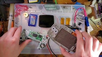 Game Boy Advance Laminated 720x480 IPS Backlight with OSD and FRM