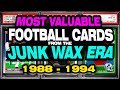 Top 30 most valuable football cards from the junk wax era 19871994