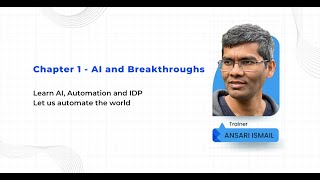 Chapter 1 - AI and the breakthroughs