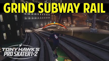 NY CITY: How to Grind Subway Rails | Tony Hawk