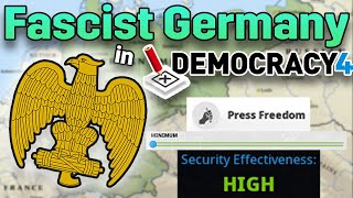 I fixed Germany's problems using Fascism in Democracy 4. (rip monetisation)