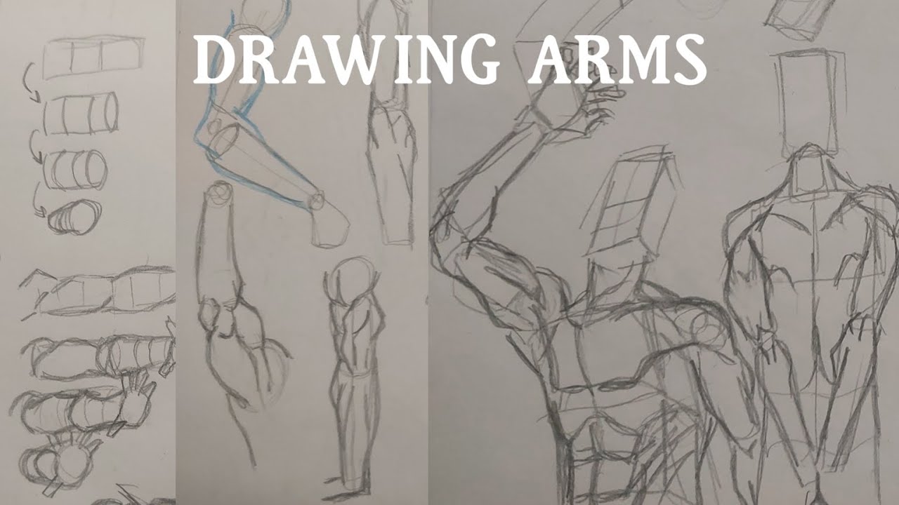 How To Draw REALISTIC Arms (Tutorial) - YouTube