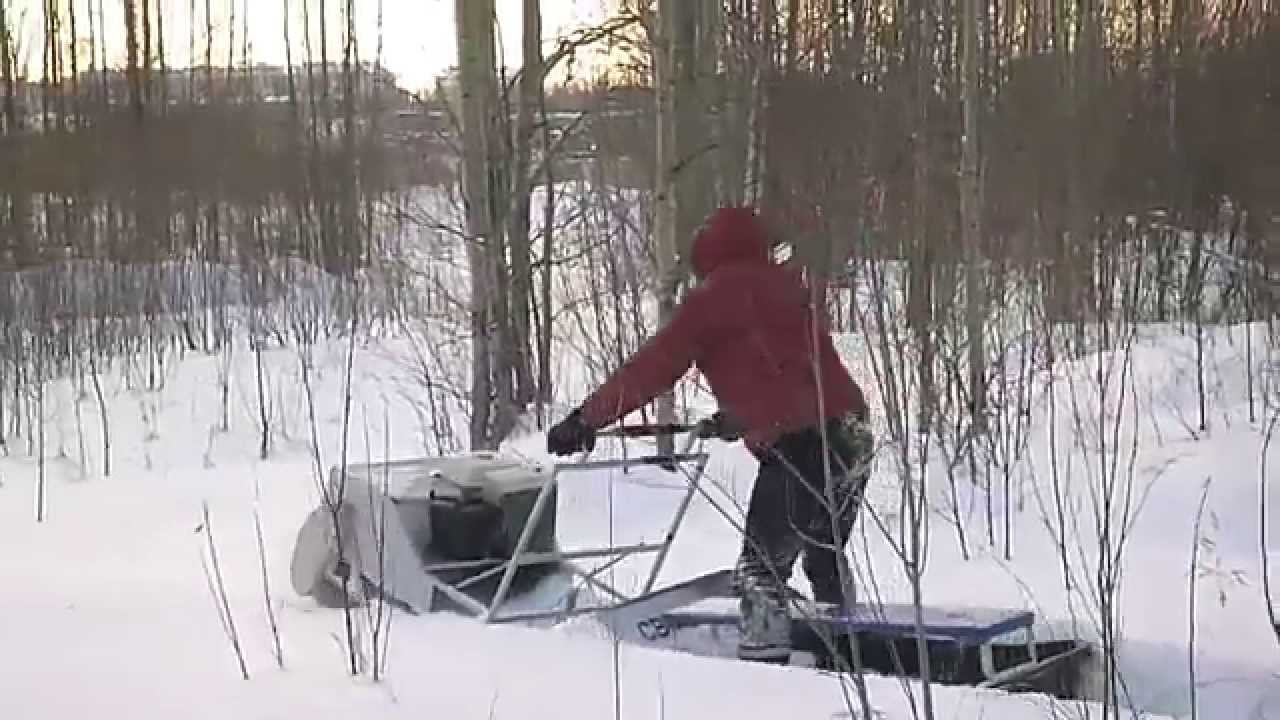 Сибирский вездеход Собака самоделька - YouTube