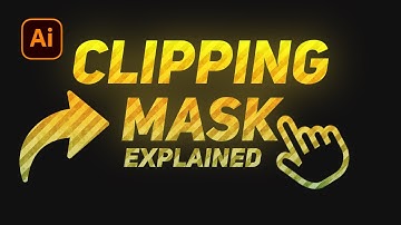 Clipping Mask in Illustrator Explained! - Course Part 24