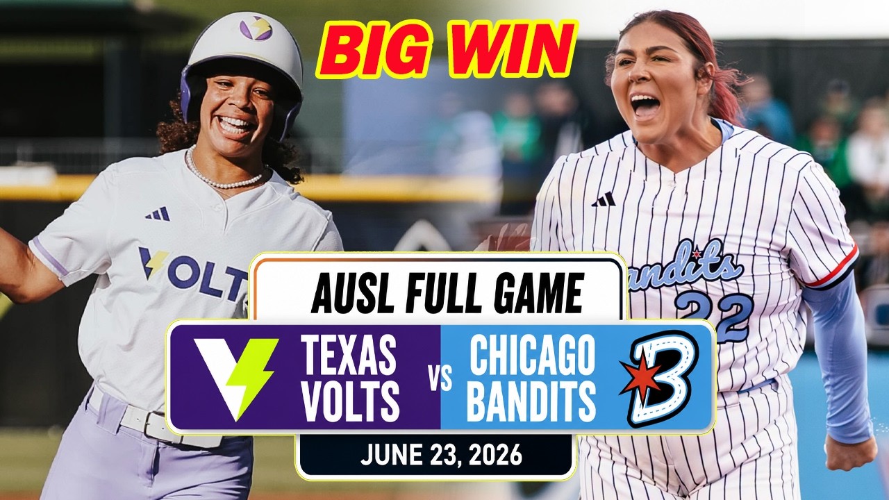Texas Volts vs Chicago Bandits [FULL GAME] , June 23 2026 | Athletes ...