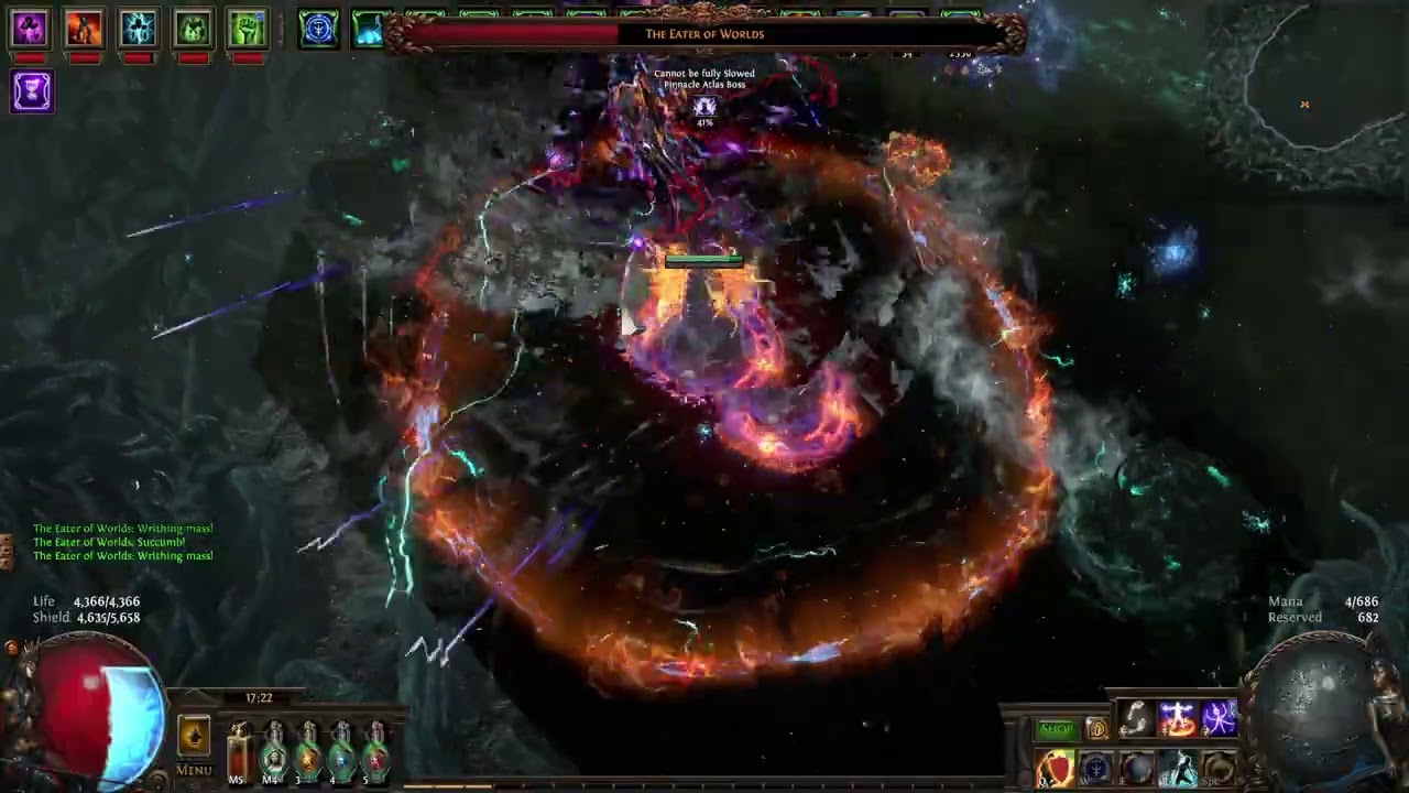 [PoE 3.27] SSF Poison Impending Doom Elementalist: Uber Eater 1 Portal