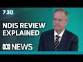 Bill Shorten discusses the changes flagged in the NDIS review | 7.30