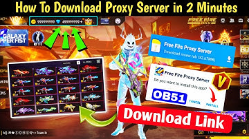 How To Download Proxy Server Free Fire ☠️🔥 || Proxy Server Kaise Download Karen 