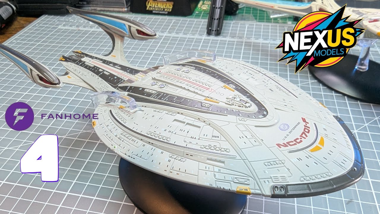 Fanhome Star Trek Starships Collection Issue 4 USS Enterprise (NCC