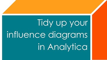 Tidy up your influence diagrams in Analytica