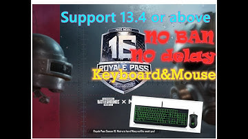 How to play PUBG Mobile with keyboard and mouse ON IOS13.4[No BAN][Match mobile player]