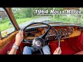 1964 Rolls-Royce Silver Cloud III - Driving Classic Luxury (POV Binaural Audio)