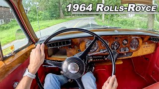 1964 Rolls-Royce Silver Cloud III - Driving Classic Luxury (POV Binaural Audio)