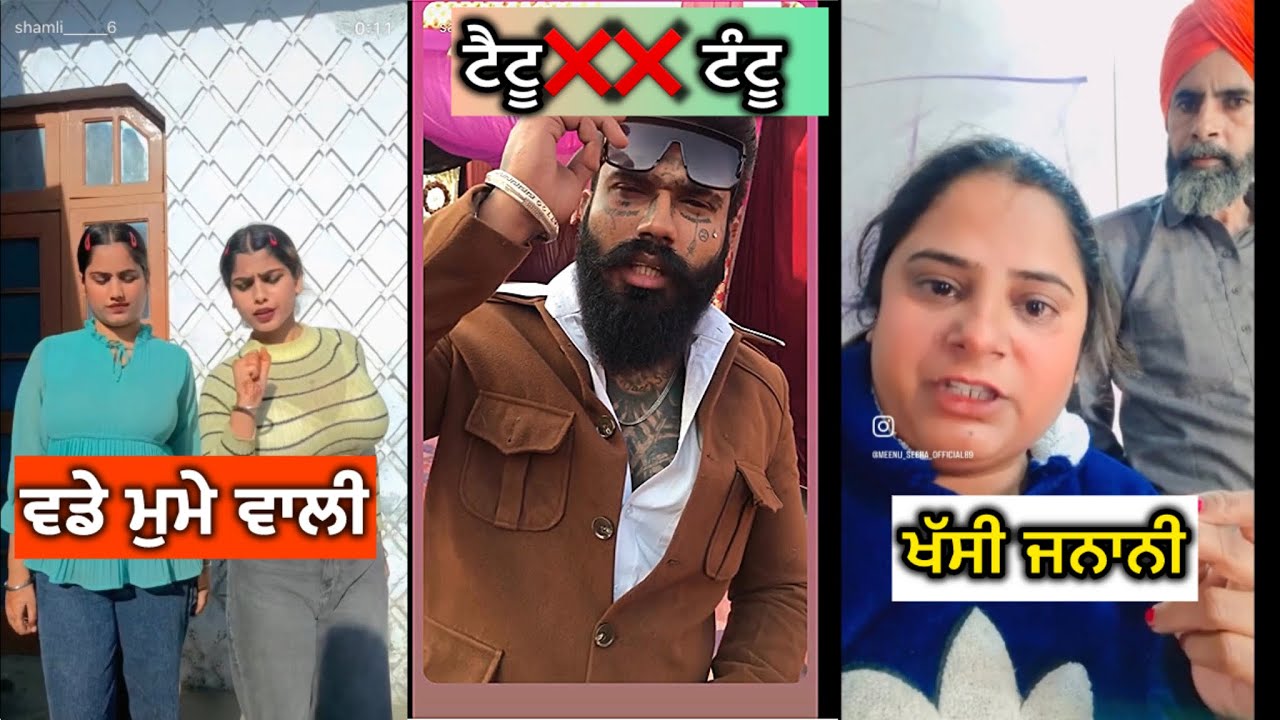  Roasting: Meenu Seera ਨਕਲੀ ਟੈਟੂ ਵਾਲੇ ਘੁਸੇ | Instagram De Asli Start 