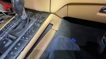 2018 Porsche Macan center console removal