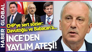 Muharrem İnce Chpnin Amacını Açıkladı Davutoğlu Ve Babacana...