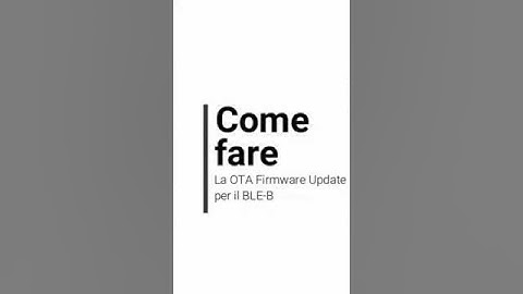 Over The Air Firmware Update - tutorial