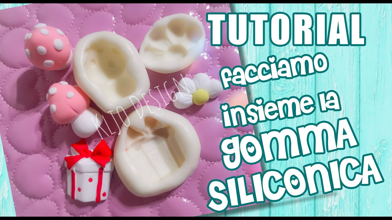 Facciamo insieme la GOMMA SILICONICA fatta in casa per fare gli stampi. Pasta di silicone, tutorial.