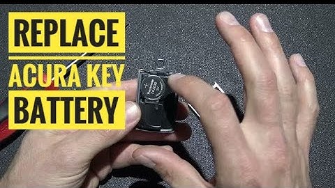 Acura Key Fob Battery Change - How to DIY Learning Tutorials