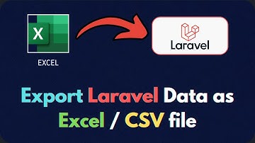 How to Export Excel Data from a table in Laravel