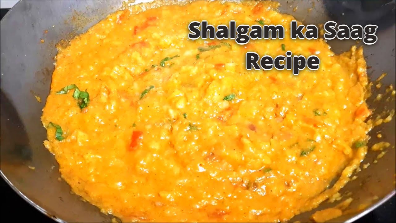 Traditional Punjabi Shalgam ka Saag recipe | Turnip mash | Winter special vegetable recipe | Salgam | Amrit