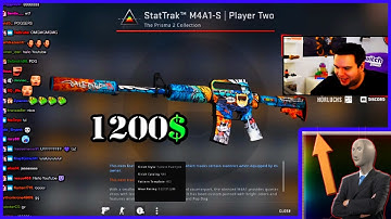CSGO - Top 8 Prisma 2 case opening w/reactions:" He unboxed a 1200💲 skin"