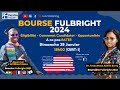 Bourse fulbright 2024  etude 100 finance aux usa 