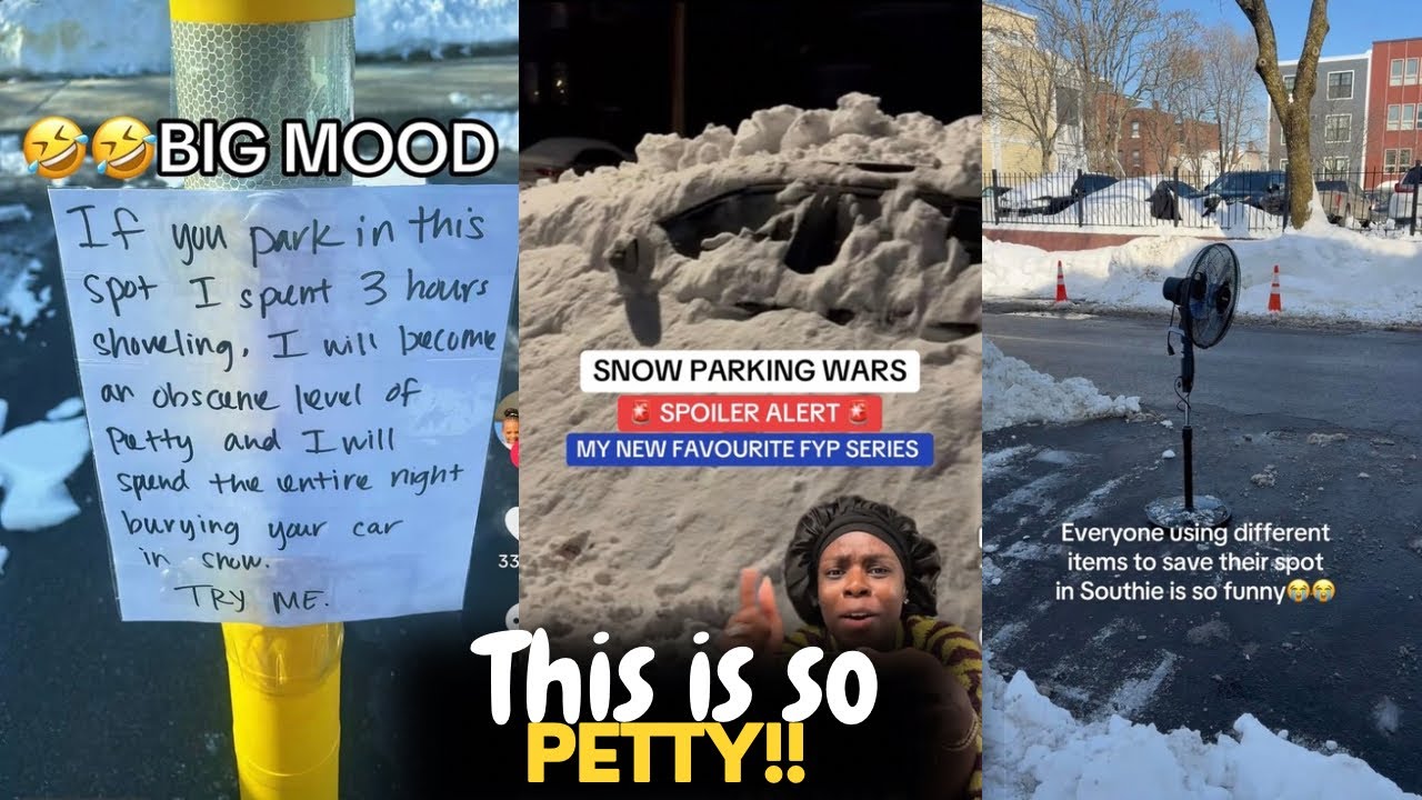 The Snow Parking Wars Are INSANE ❄️😂 |Tiktok Compilation 