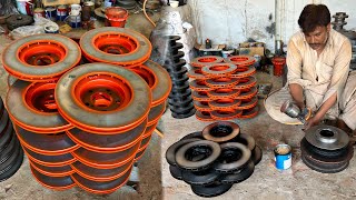 : Amazing Manufacturing of A Car Disk Brake Plate |