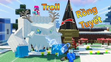 NOOB YETI TROLL ONE BẰNG RỒNG TUYẾT TRONG MINECRAFT