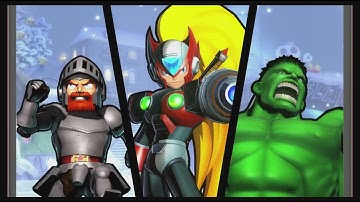Ultimate Marvel vs Capcom 3 arcade mode.Zero -Hulk-Arthur.