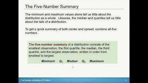 AP Stat 1.3 Describing Quantitative Data with Numbers