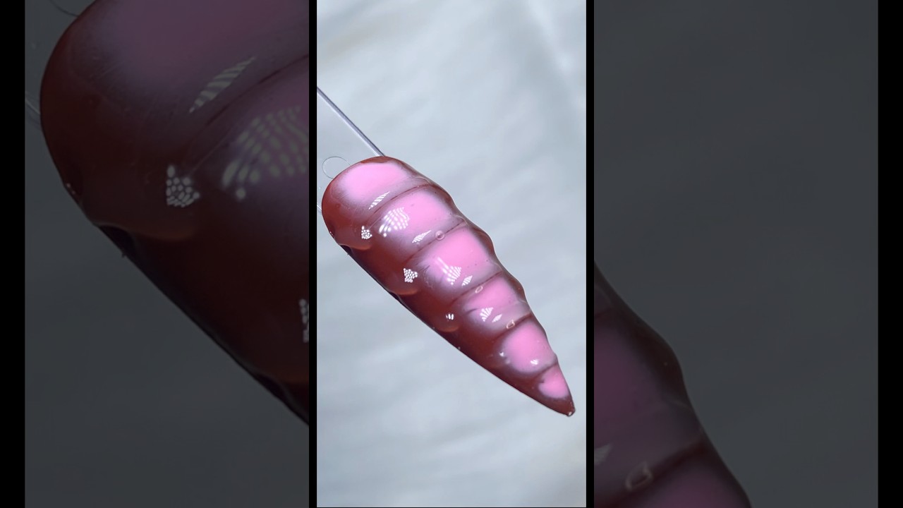 How to Blooming Gel… Croc Print Nails tutorial 