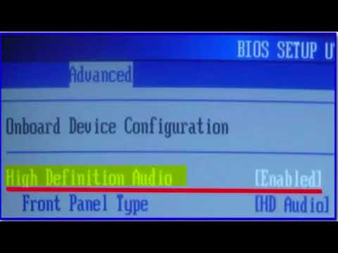 Vídeo: Como Configurar O Som Na BIOS