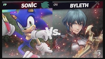 Super Smash Bros Ultimate Amiibo Fights – Request #14598 Sonic vs Byleth