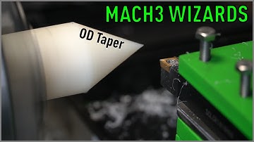 MACH3 WIZARDS - Taper machining on DIY CNC Lathe