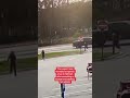 An officer stopped a speeding car by positioning his own in its path and then chased the suspect