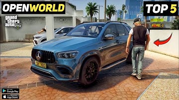 TOP 5 Openworld Games Like GTA V For Android 2022 | 1gb and 2gb ram phones | HighGraphics #openworld