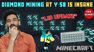 DIAMOND Mining in Minecraft 1.18 is INSANE - Minecraft Survival Hindi #106