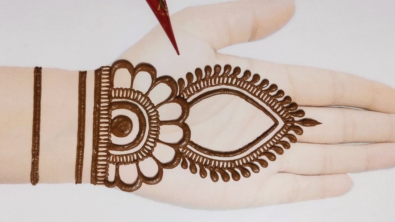 Beautiful mehndi designs for hand|| Very Easy stylish mehndi designs ...